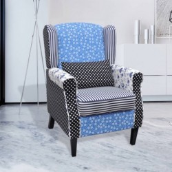 Sessel mit Patchwork-Design...