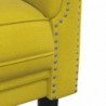 Sofa 3-Sitzer Gelb Samt