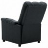 Relaxsessel Dunkelgrau Stoff
