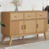 Sideboard OLDEN Braun 114x43x73,5 cm Massivholz Kiefer