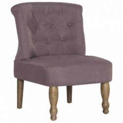 Französische Stühle 2 Stk. Taupe Stoff