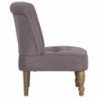 Französische Stühle 2 Stk. Taupe Stoff