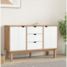 Sideboard OTTA Braun&Weiß 113,5x43x73 cm Massivholz Kiefer