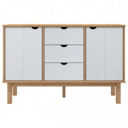 Sideboard OTTA Braun&Weiß 113,5x43x73 cm Massivholz Kiefer