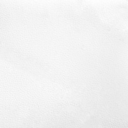 Bettgestell mit Kopfteil Weiß 200x200 cm Kunstleder