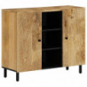 Beistellschrank 90x33x75 cm Massivholz Mango