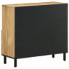 Beistellschrank 80x33x75 cm Massivholz Mango