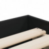 Bettgestell mit Schubladen Schwarz 90x200 cm Holzwerkstoff