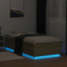 Bettgestell mit LED Sonoma-Eiche 90x200 cm Holzwerkstoff