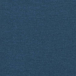 Bettgestell mit Kopfteil Blau 140x190 cm Stoff