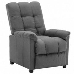 Relaxsessel Hellgrau Stoff