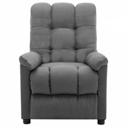 Relaxsessel Hellgrau Stoff