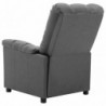 Relaxsessel Hellgrau Stoff