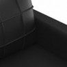 Sessel Schwarz 60 cm Kunstleder