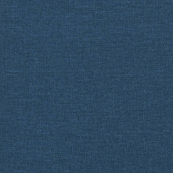 Bettgestell mit Kopfteil Blau 90x190 cm Stoff