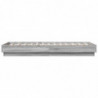 Bettgestell mit LED Grau Sonoma-Eiche 75x190 cm