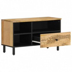 TV-Schrank 80x33x46 cm Massivholz Mango