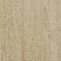 Couchtisch Sonoma-Eiche 85x50x50 cm Holzwerkstoff und Metall