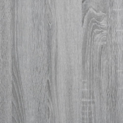 Couchtisch Grau Sonoma 80x80x45 cm Holzwerkstoff und Metall
