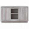 Sideboard Grau Sonoma 102x35x60 cm Holzwerkstoff