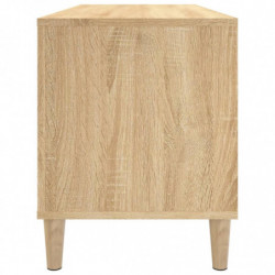 Plattenschrank Sonoma-Eiche 100x38x48 cm Holzwerkstoff