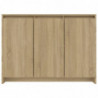 Sideboard Sonoma-Eiche 102x33x75 cm Holzwerkstoff