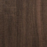 Couchtisch Braun Eichen-Optik 70x50x50 cm Holzwerkstoff Metall