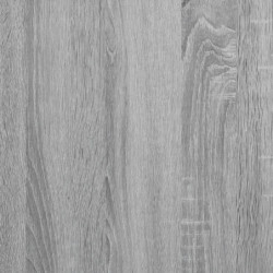 Couchtisch Grau Sonoma 100x50x35 cm Holzwerkstoff und Metall