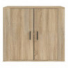 Sideboard Sonoma-Eiche 80x33x70 cm Holzwerkstoff