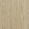 Couchtisch Sonoma-Eiche 70x50x50 cm Holzwerkstoff und Metall