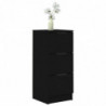 Sideboard Schwarz 30x30x70 cm Holzwerkstoff