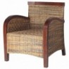 Sessel Handgewebtes Rattan