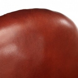 Sessel Braun 77 x 65 x 79 cm Echtleder