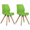 2er Set Stuhl Luna Kunststoff
