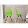 2er Set Stuhl Luna Kunststoff