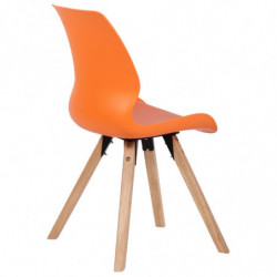 2er Set Stuhl Luna Kunststoff