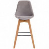 2er Set Barhocker Metz Samt natura