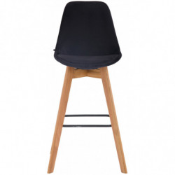 2er Set Barhocker Metz Samt natura