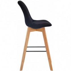 2er Set Barhocker Metz Samt natura