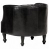 Sessel Schwarz 62 x 58 x 65 cm Echtleder