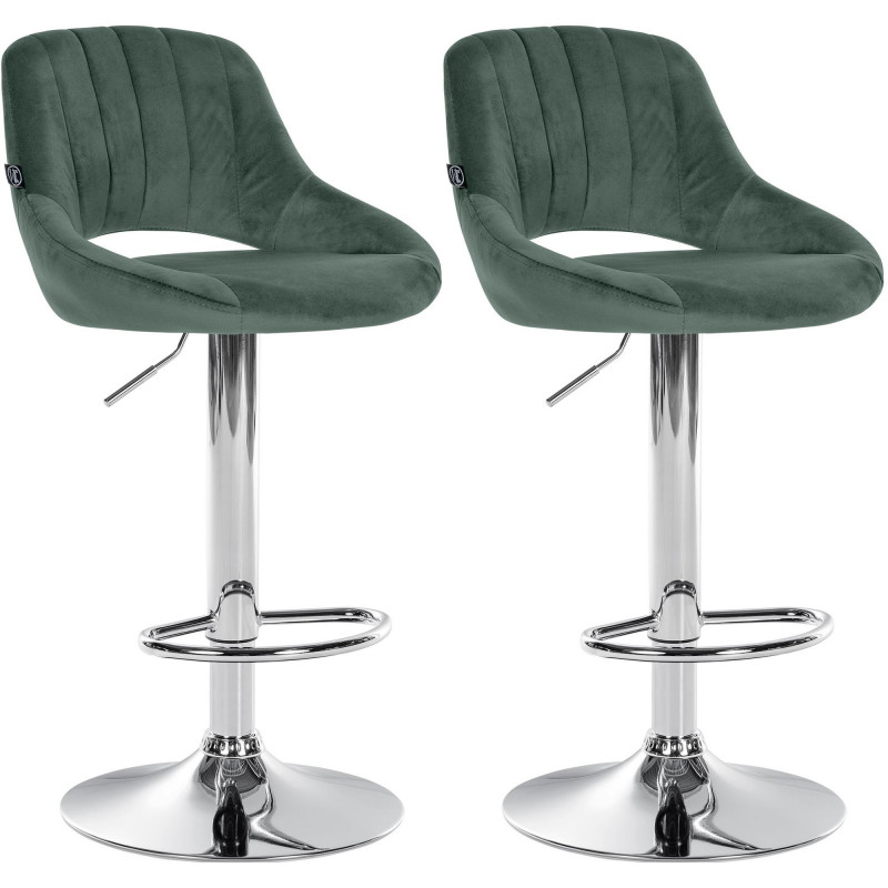 2er Set Barhocker Milet Samt C
