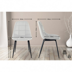 2er Set Stuhl Tom Kunstleder