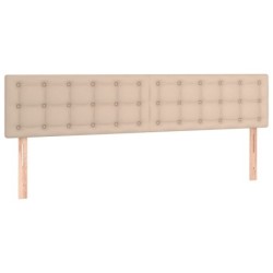 Boxspringbett Matratze Cappuccino-Braun 200x200cm Kunstleder