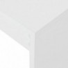Bartisch mit Regal Weiß 110 x 50 x 103 cm
