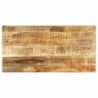 Esstisch 120 x 60 x 75 cm Massives Raues Mangoholz