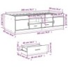 Tagesbett mit Schubladen Weiß 90x200 cm Holzwerkstoff