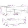 Tagesbett mit Schubladen Sonoma-Eiche 75x190 cm Holzwerkstoff