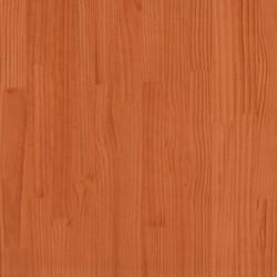 Massivholzbett Wachsbraun 120x190 cm Kiefer