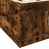 Tagesbett mit Schubladen Räuchereiche 75x190 cm Holzwerkstoff