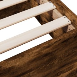 Bettgestell mit Schubladen Räuchereiche 180x200cm Holzwerkstoff